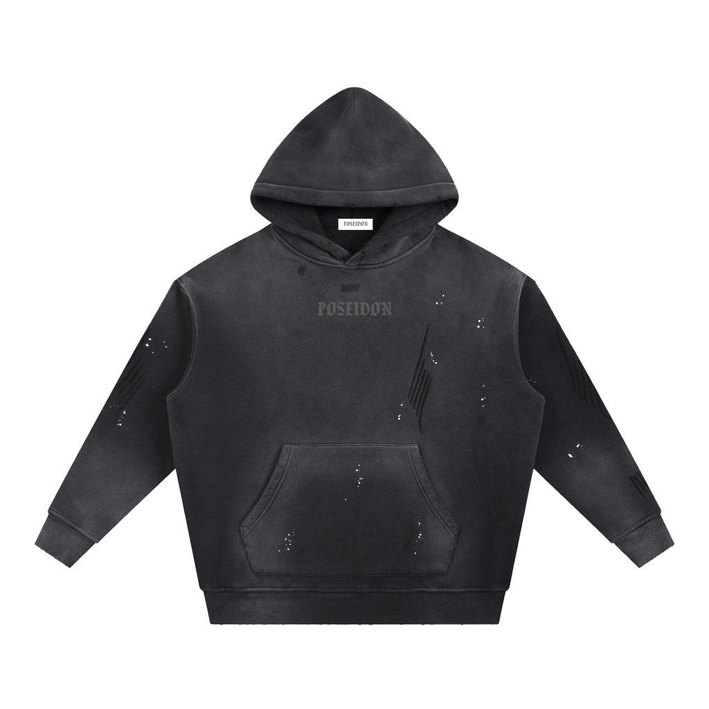 Poseidon - Frayed Fleece Hoodie